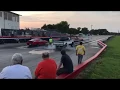 Hellcat races Jon Kaase powered F350 Must see