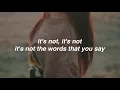harrison storm - the words you say (with lyrics)