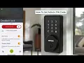 Smart Hubspace Wi-Fi Deadbolt Demo - How To Set The Admin PIN