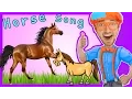 Download Lagu Horses for Kids - Horse Song Nursery Rhymes by Blippi