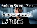Download Lagu Eminem - Animals Verse (NO AI Original Version With Lyrics)