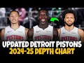 Detroit Pistons 2024-25 Depth Chart Post Trading Deadline