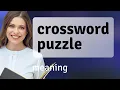 English Language Fun Unraveling the Mystery of Crossword Puzzles