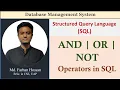 Lec 68 AND OR NOT operators in SQL DBMS Bangla Tutorial