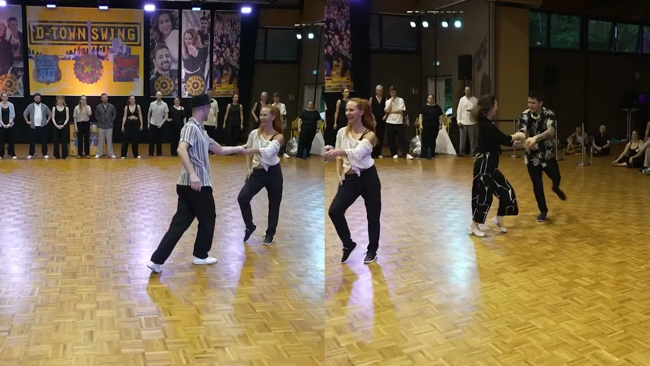 Sebastian Schwind & Giulia Rusch - 5th place Jack&Jill All-European Finals - D-Town Swing 2026