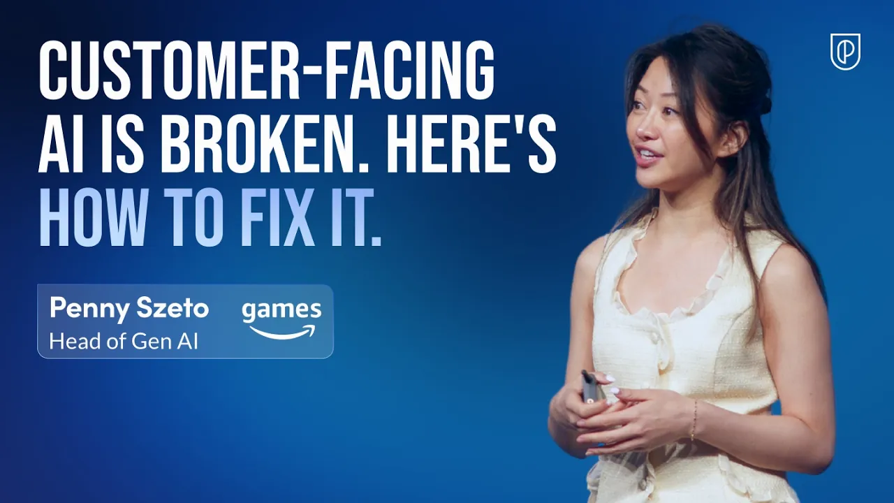 Head of Gen AI at Amazon Games | Chaos by Design: Product Levers for AI-native Customer Experiences - YouTube thumbnail