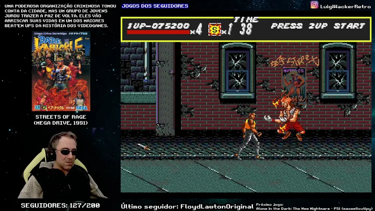 Streets of Rage (Mega Drive) - 3° Dia (Jogos dos Seguidores)