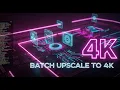 Batch Upscale to 4K in ComfyUI Only 4GB GPU Python Automation Tutorial