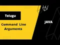 Command Line Arguments in java in telugu input from the user Telugu Progs
