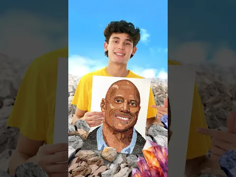 I made The Rock out of Rocks