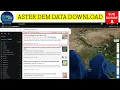 Download ASTER DEM Data for Free Step by Step Tutorial