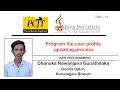 Web Programming Web Project Task 11 User profile updating process Java Institute
