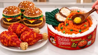 How to make the SPICIEST RAMEN in the World: LEGO Buldak Noodles Hacks!