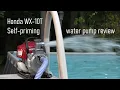 Honda WX10T Water Pump Unboxing and First Startup