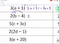 Math-Salamanders Expand the Expression 6 1