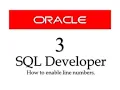 How to enable line numbers in SQL Developer
