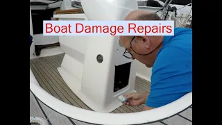 Gel coat repair.