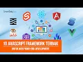 10 Javascript Framework Terbaik Untuk Web Front End Development react js angular vue dll