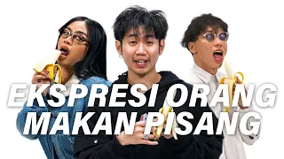 100 orang makan pisang cretivox