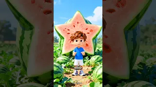 مزرعة بطيخ على شكل نجمة     دندنها