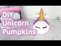 Unicorn Pumpkin Halloween DIY