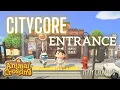 How to build a city street entrance for your Citycore Animal Crossing Island Honeybelle 2 0