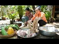 Download Lagu Sreypov Life Show: Harvest veggie from garden cook for table | Mother and daughter cooking