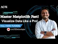 Matplotlib Data Visualization Made Easy Python Tutorial
