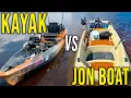 Kayaks vs Plastic Jon Boats Are Kayaks ly DEAD