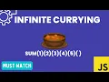 Infinite Currying in JavaScript sum 1 2 3 Javascript Interview series