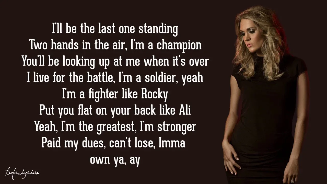 The Champion - Carrie Underwood ft. Ludacris (Lyrics) 🎵