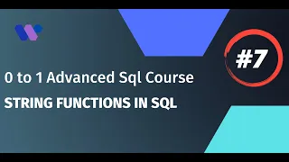 STRING FUNCTIONS IN SQL