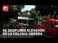 Download Lagu Elevador cae del quinto piso en la colonia Obrera, CDMX. | Hay varios heridos - Sábados de N+ FORO