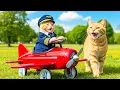 Download Lagu Mama Cat Trims Fur on the Farm and Makes Tiger Hat For Kittens At Home🐾🎩🐯