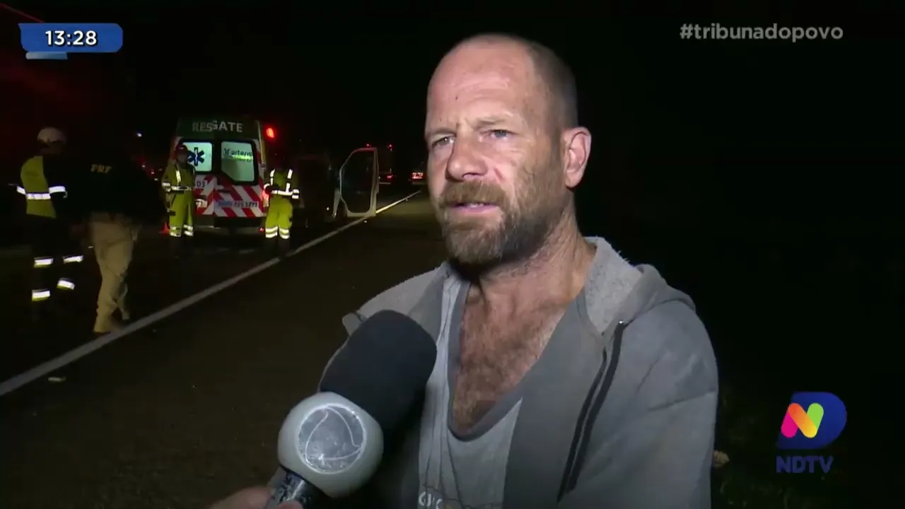 Alta velocidade: acidente na BR-101, em Garuva, por pouco não termina em tragédia