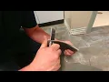 Installing Vinyl cove base corners