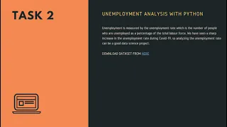 Unemployment analysis with python oasis infobyte Data science project