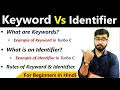 Keyword Vs Identifier Declaration Initialization C Language By Rahul Chaudhary