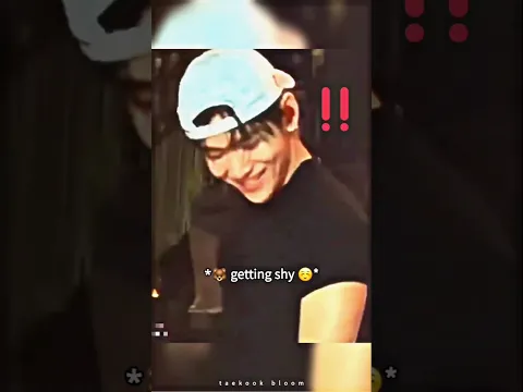 Jungkook flirting 😚 and Taehyung got so shy 😉‼️#shorts #taekook