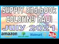 Coloring Haul Supplies Books Book Outlet Amazon Dollar Tree Walmart Target