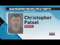 Man Wanted for Multiple Thefts in Bedford