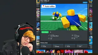 KreekCraft plays Roblox Huss Valley for the first time..