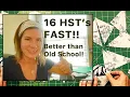 EASY 16 HST METHOD Make 16 HSTs FAST Not your grandma s way QUILTING TIPS TRICKS