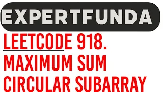 Maximum Sum Circular Subarray Using Kadan s Algorithm Java Solution With Kadan s Algorithm Approach
