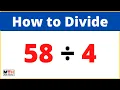 58 divided by 4 (58÷4) | Value of 58/4 | Long Division