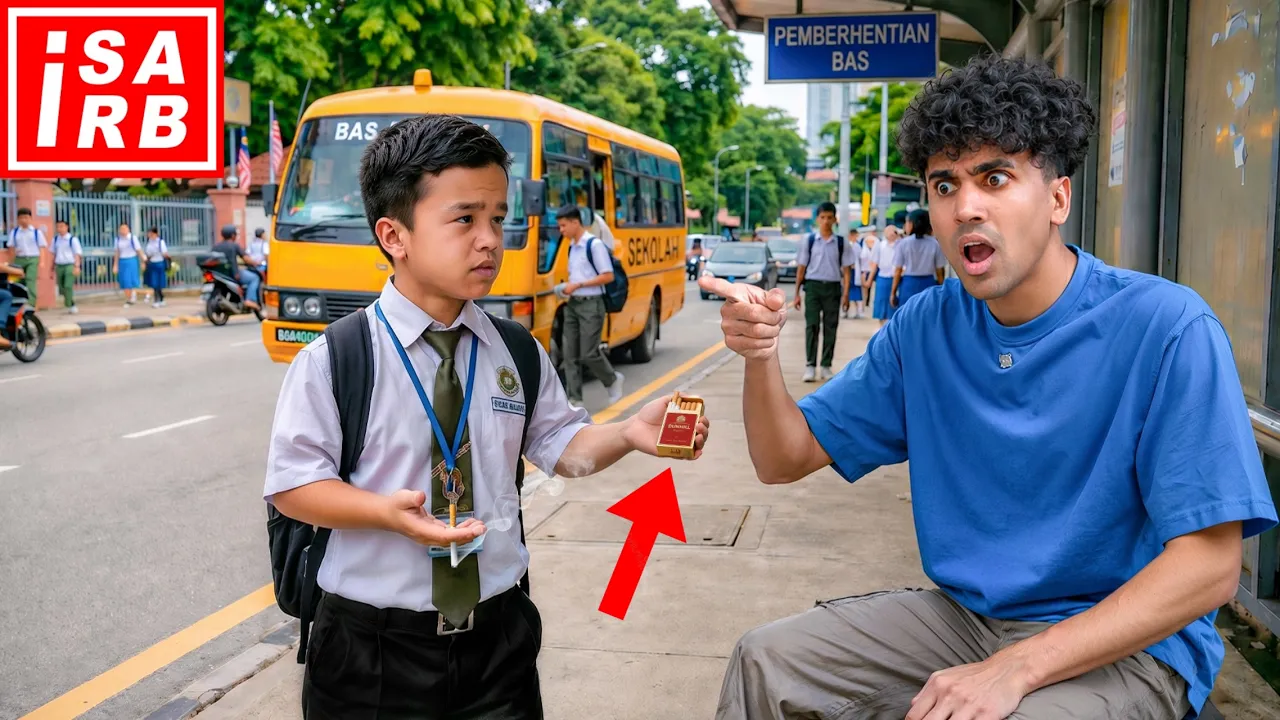 BUDAK SEKOLAH MINTA ROKOK - social experiment !!