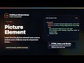 Picture Element - HTML Links and Media FullStack Masterclass HTML Course