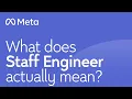What is a Staff Engineer Meta Staff Eng explains