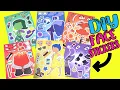 Inside Out 2 Movie DIY Silly Face Stickers with Joy Sadness Anxiety