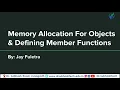Memory allocation for Object Defining Member functions Lecture 12 in Gujarati By Jay Fuletra
